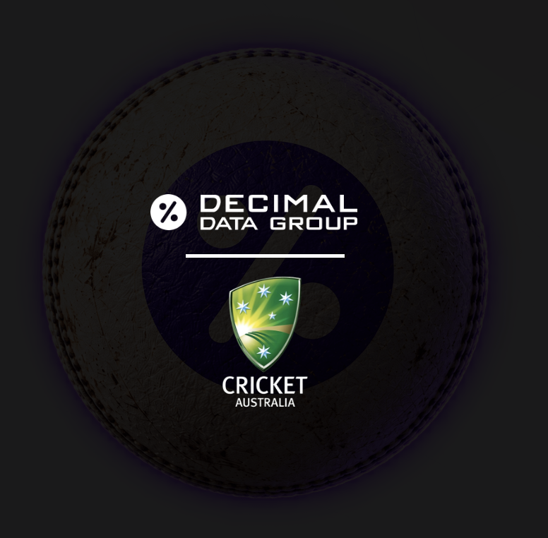 Decimal Data Group and Cricket Australia logo lockup